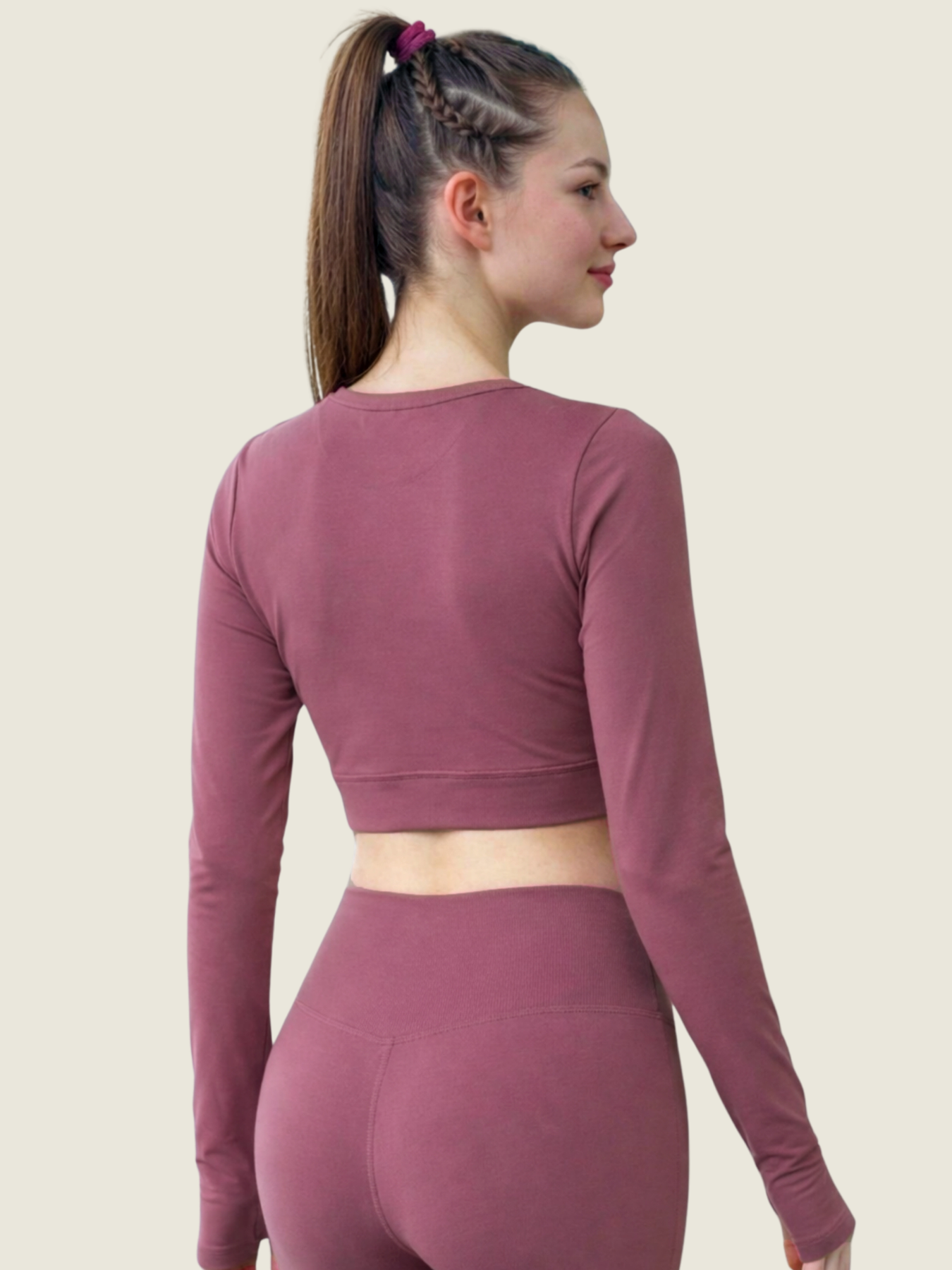 Long Sleeve Crop — Bloom