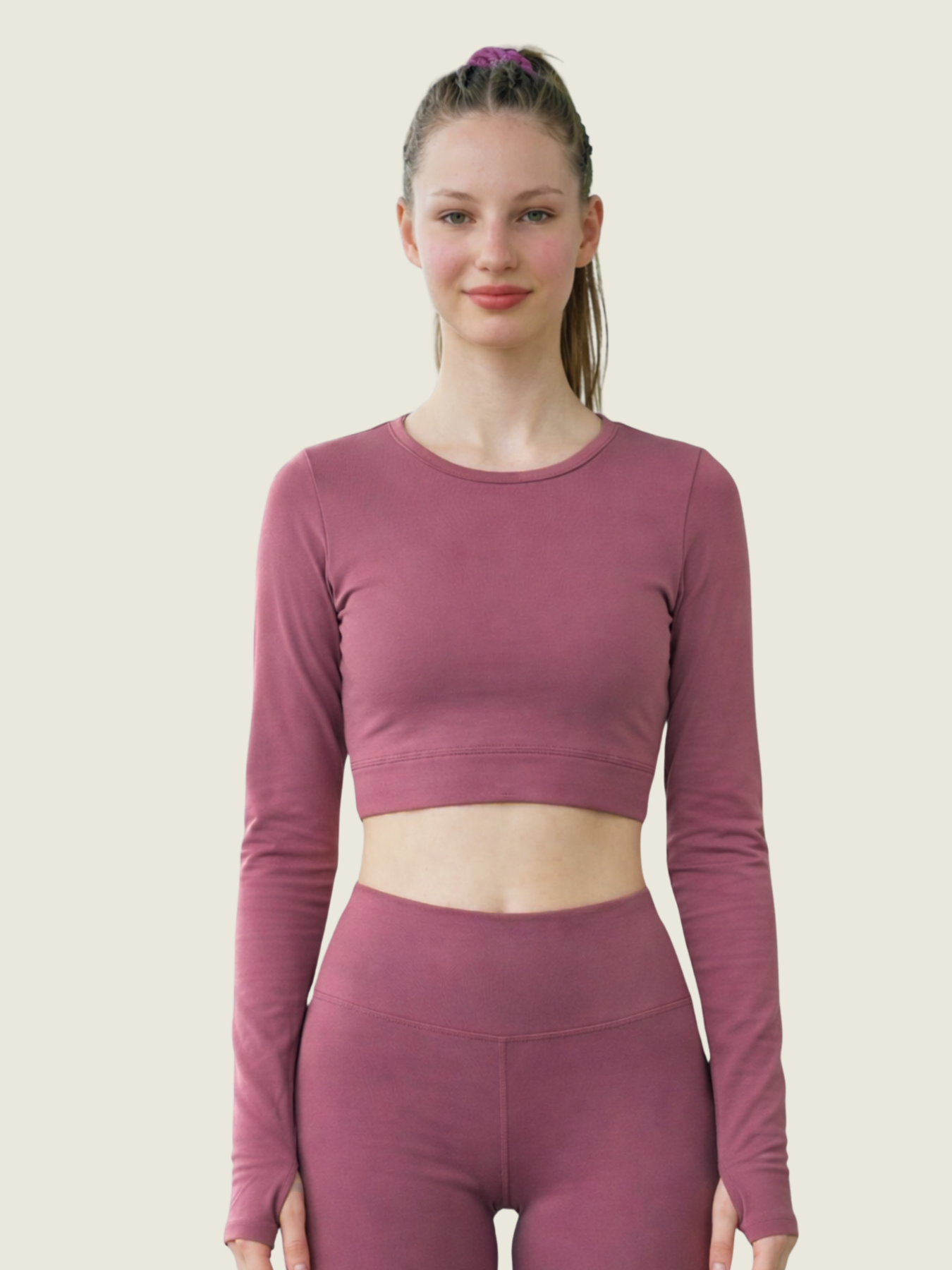 Long Sleeve Crop — Bloom