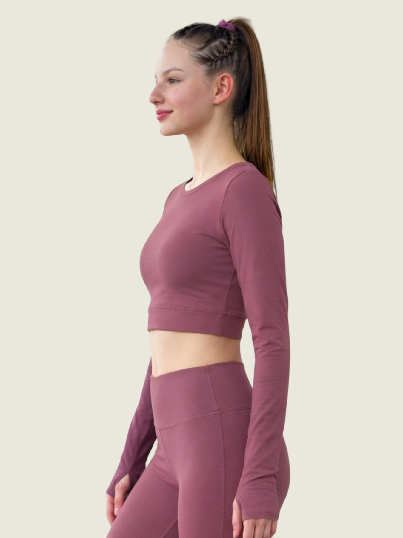 Long Sleeve Crop — Bloom