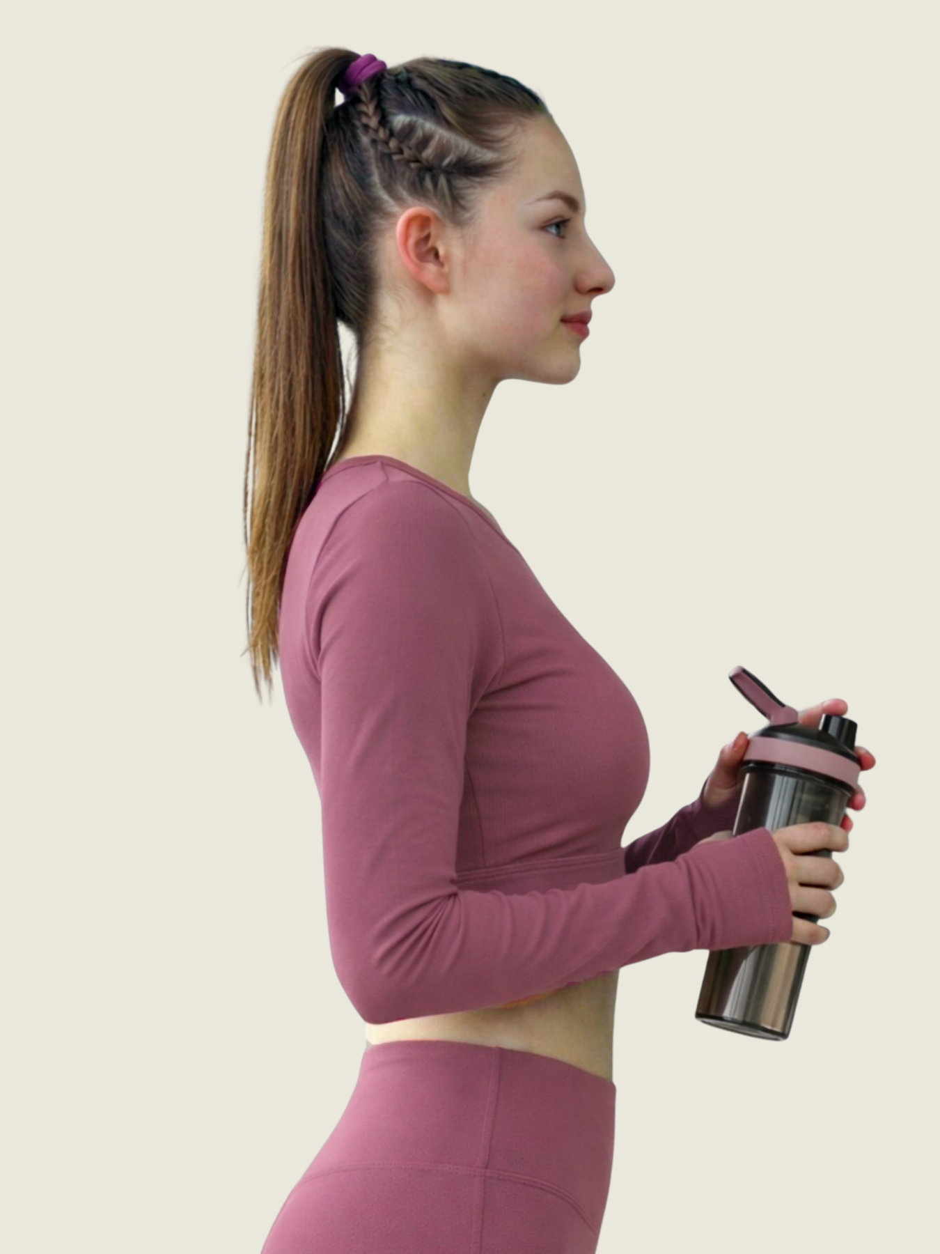 Long Sleeve Crop — Bloom