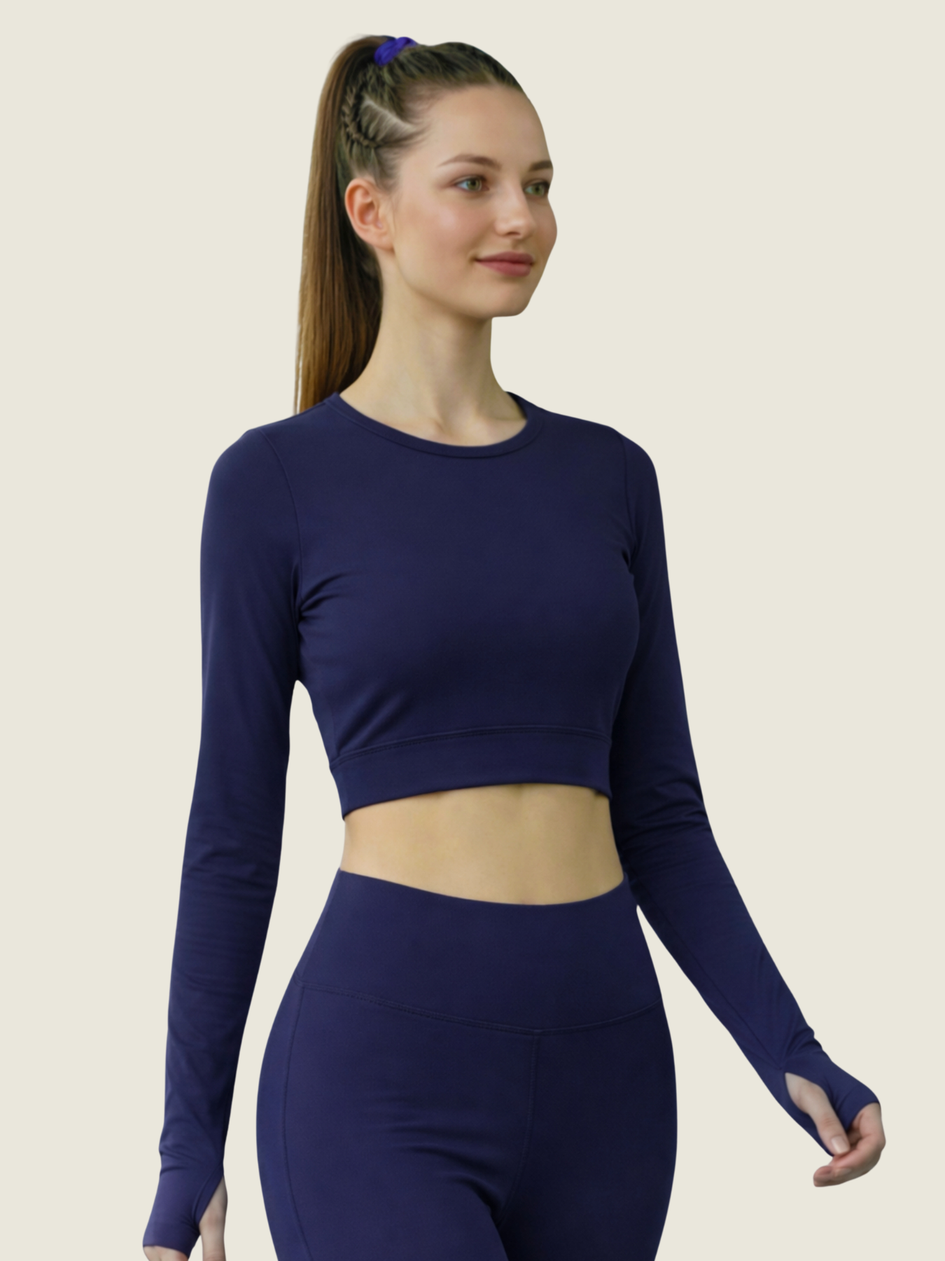 Long Sleeve Crop — Tide