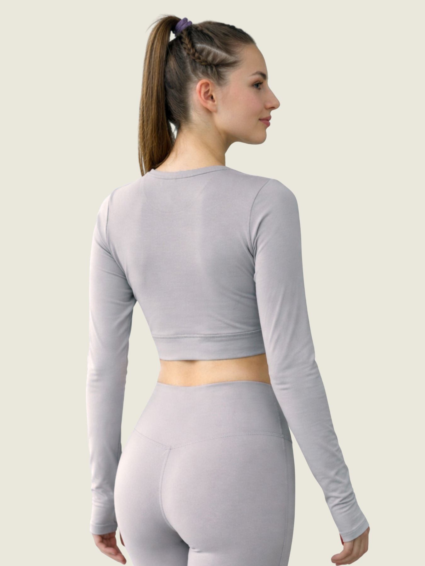 Long Sleeve Crop — Dusk