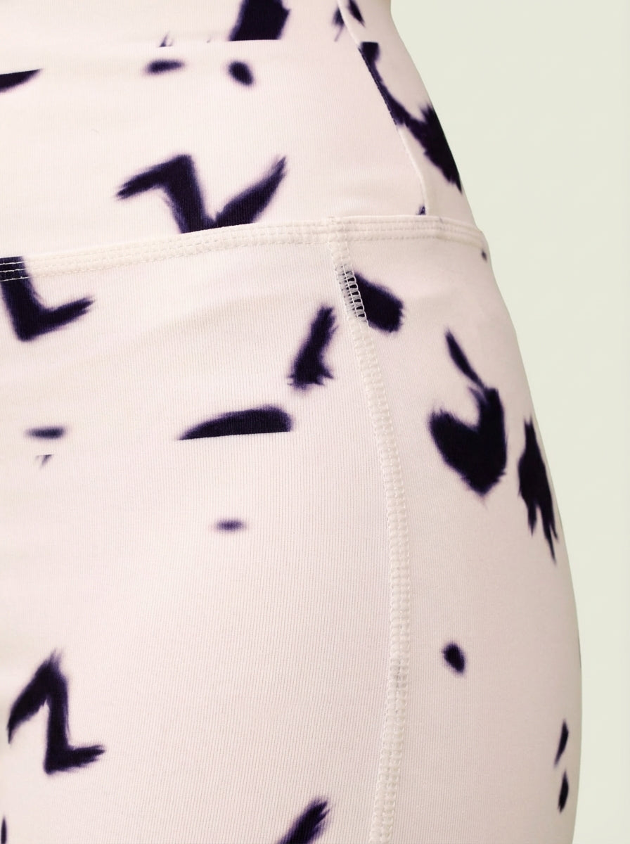 Cloud Steel Printed Tights