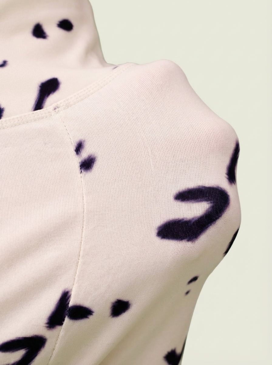 Cloud Steel Printed Tights