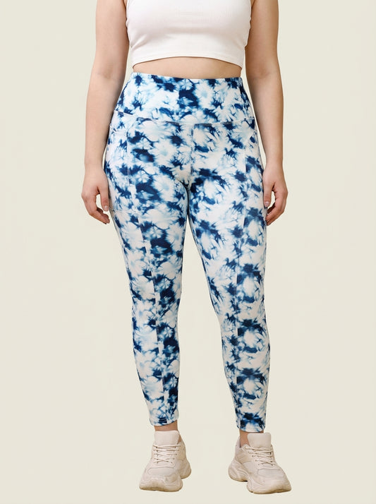 Sandy Dusk Printed Tights