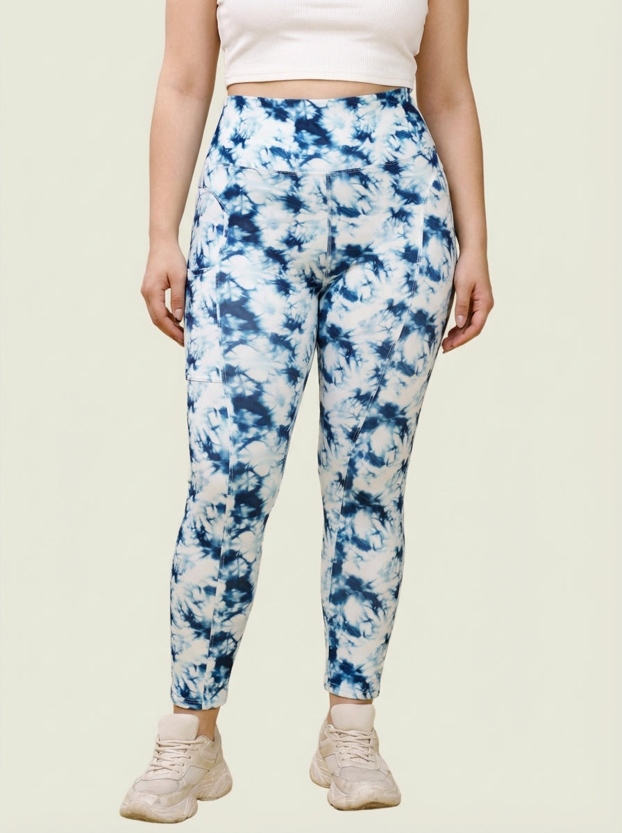 Sandy Dusk Printed Tights