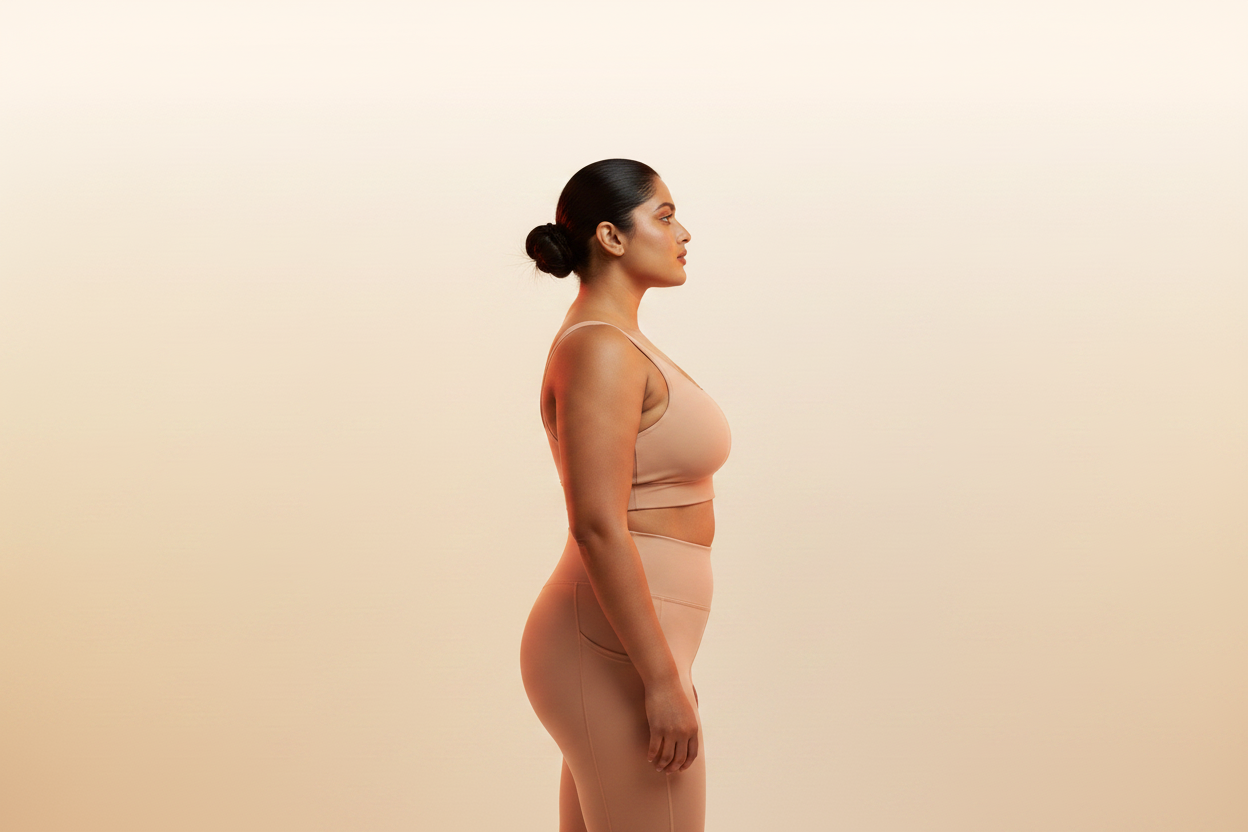 wogo fit Hero — Blush Rose Side
