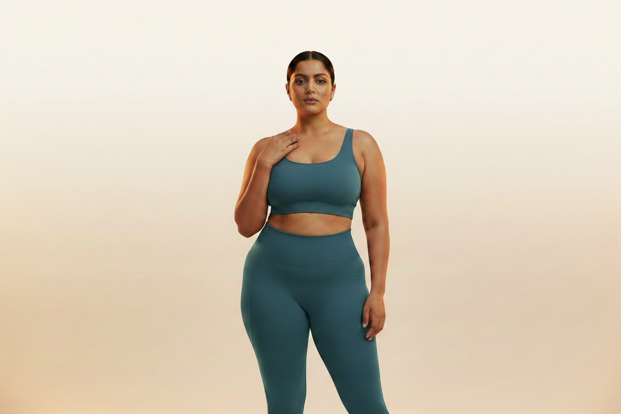 wogo fit Hero — Ocean Teal, Fade to Cream