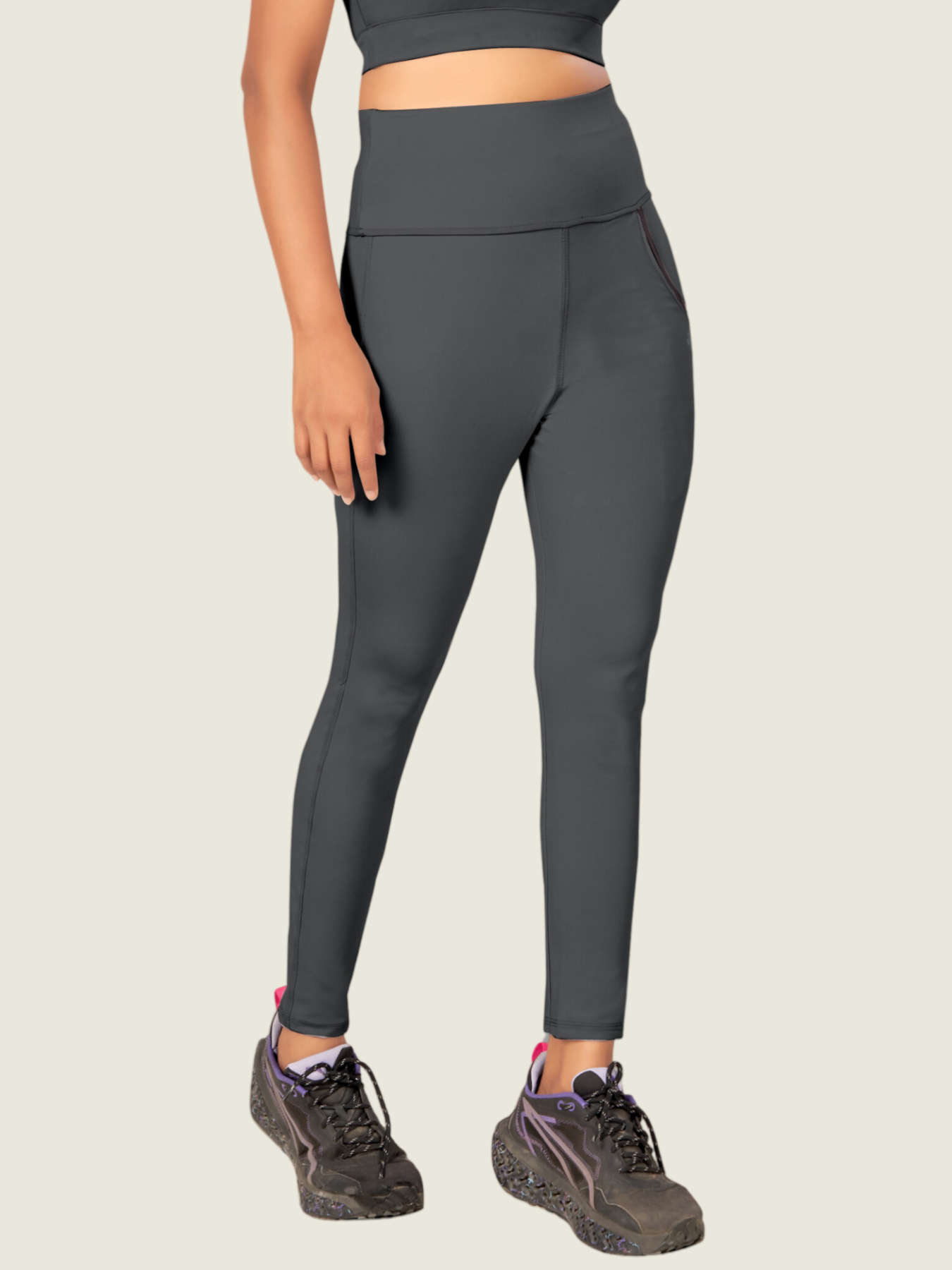 Charcoal Steel PocketFlex Leggings