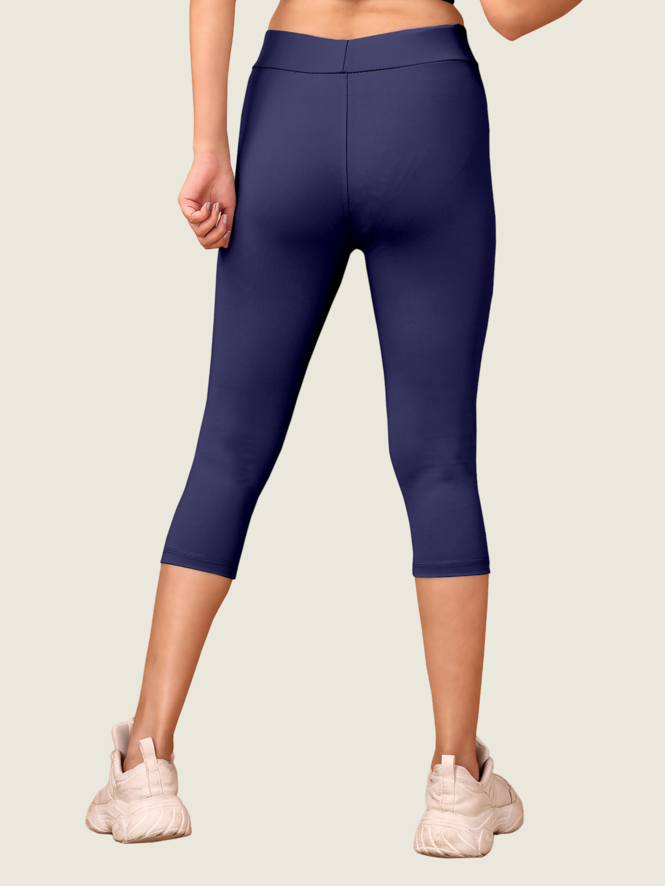 Core Crop 3/4 Leggings (Midnight Navy)