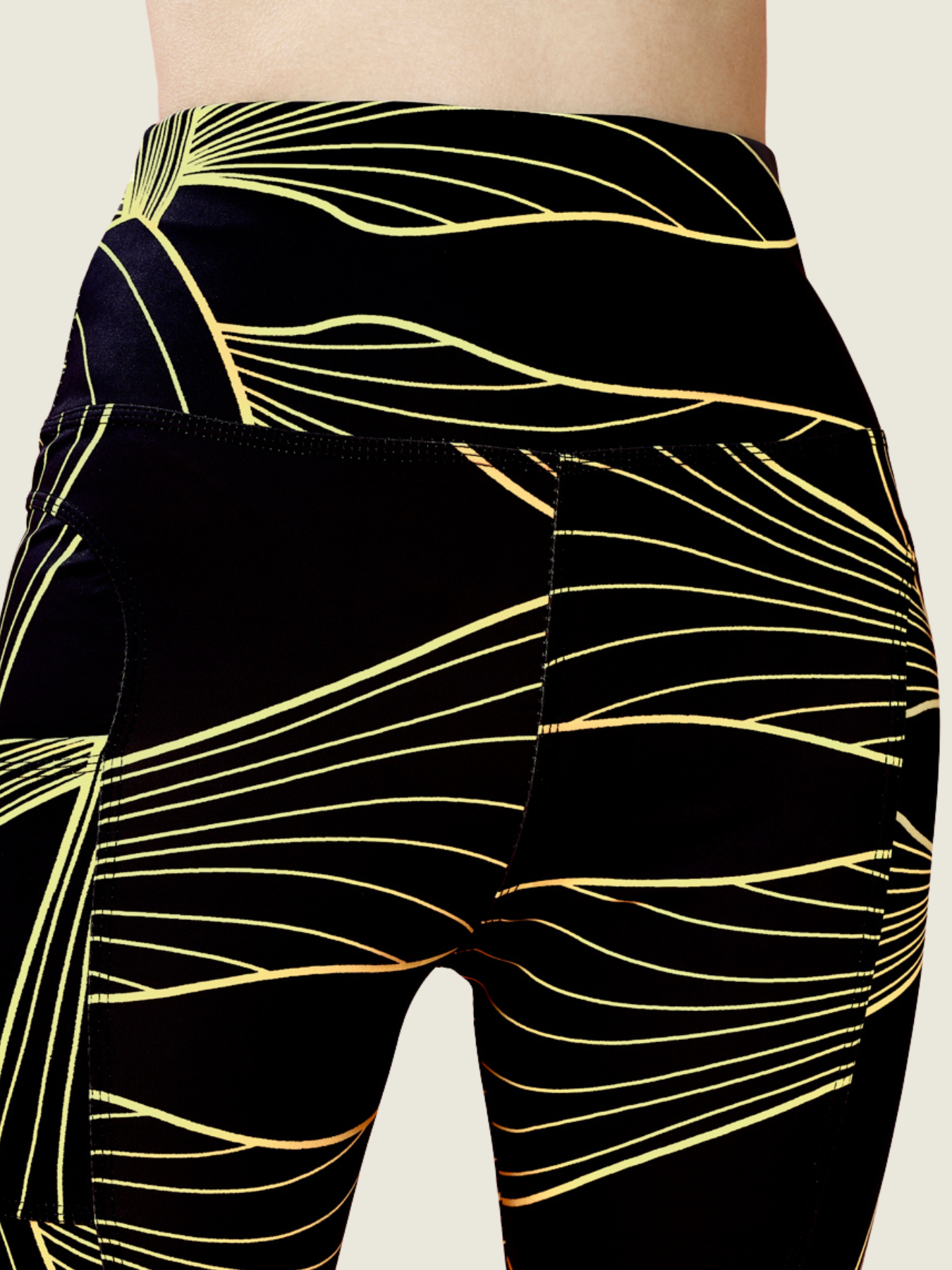 Midnight Meadow Printed Tights