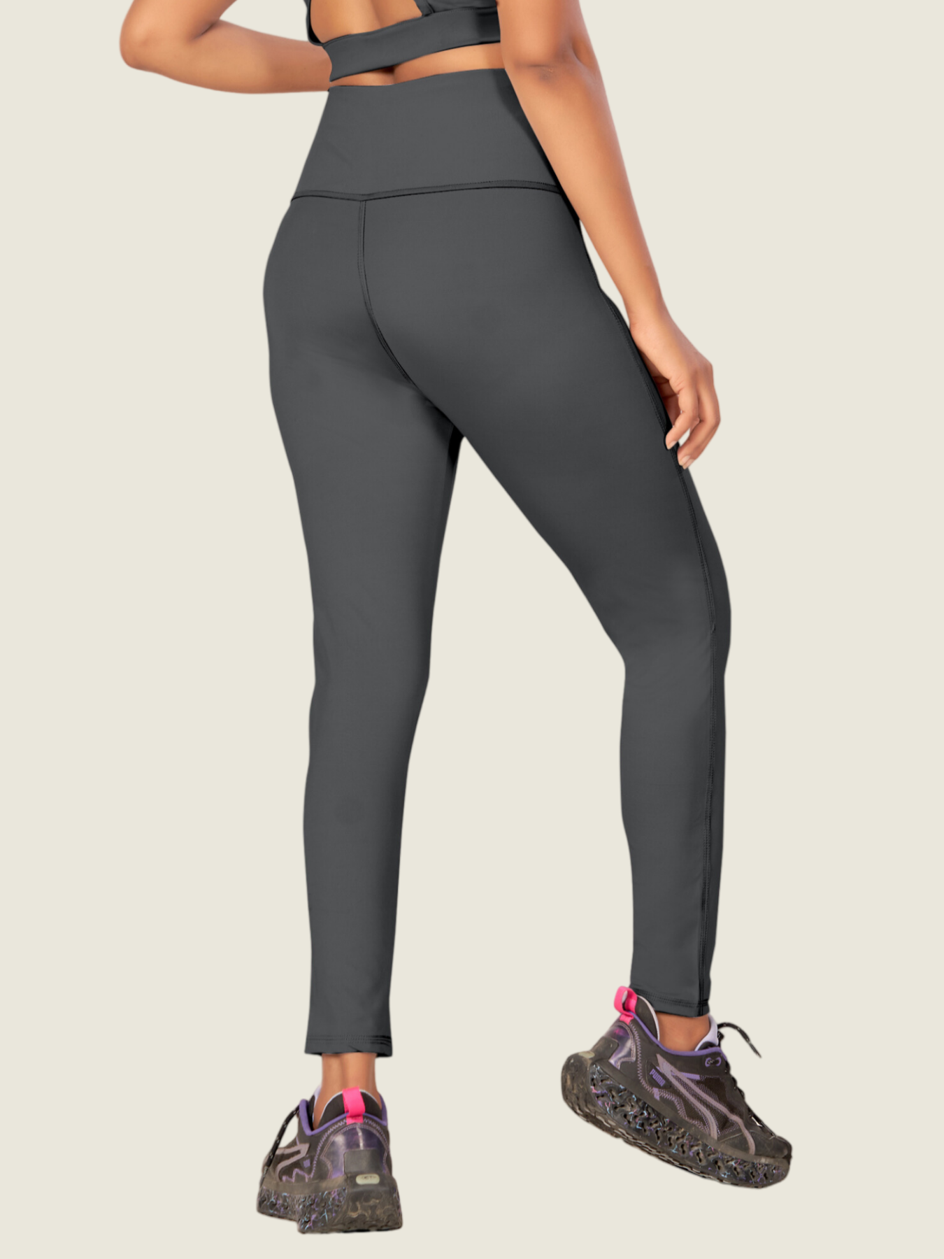 Charcoal Steel PocketFlex Leggings
