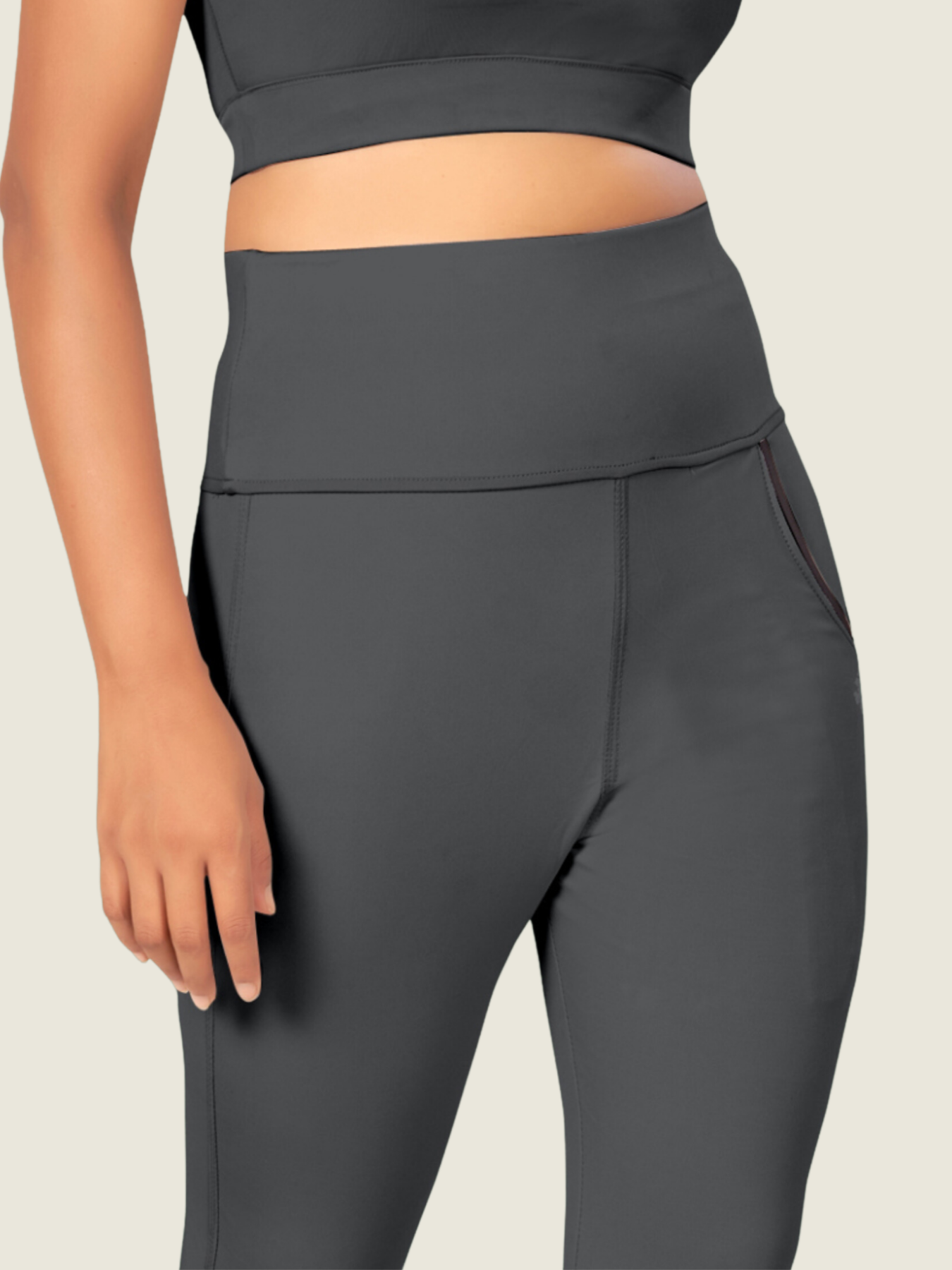 Charcoal Steel PocketFlex Leggings