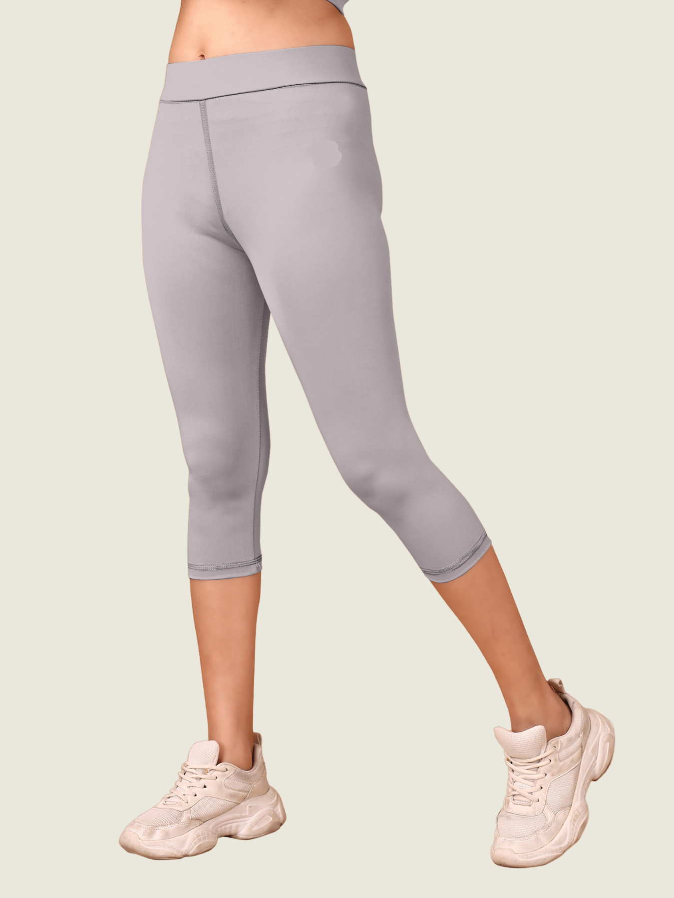 Core Crop 3/4 Leggings (Slate Grey)
