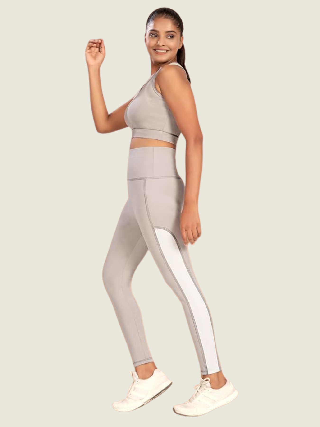 Soft Pearl Grey Active Co-Set