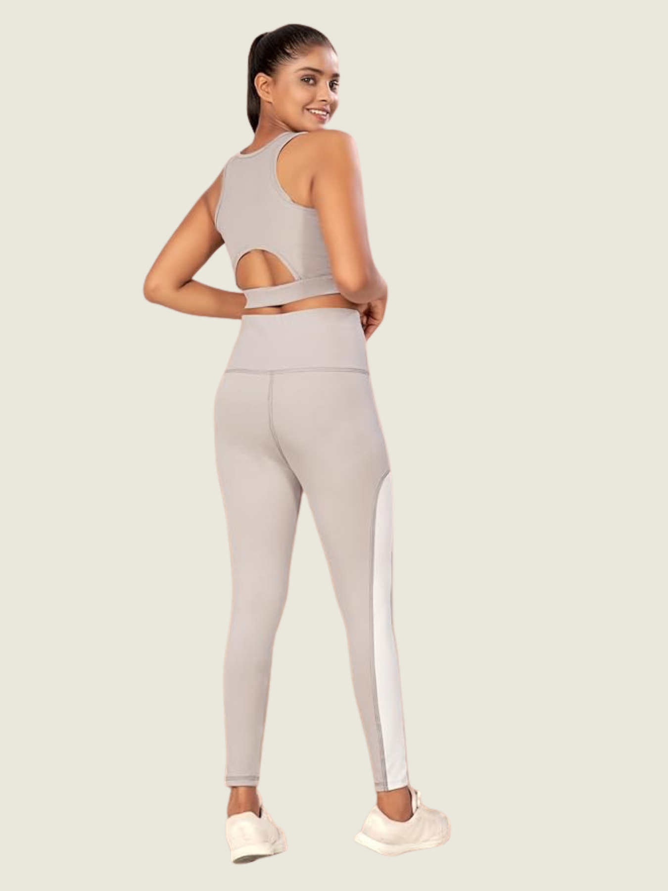 Soft Pearl Grey Active Co-Set