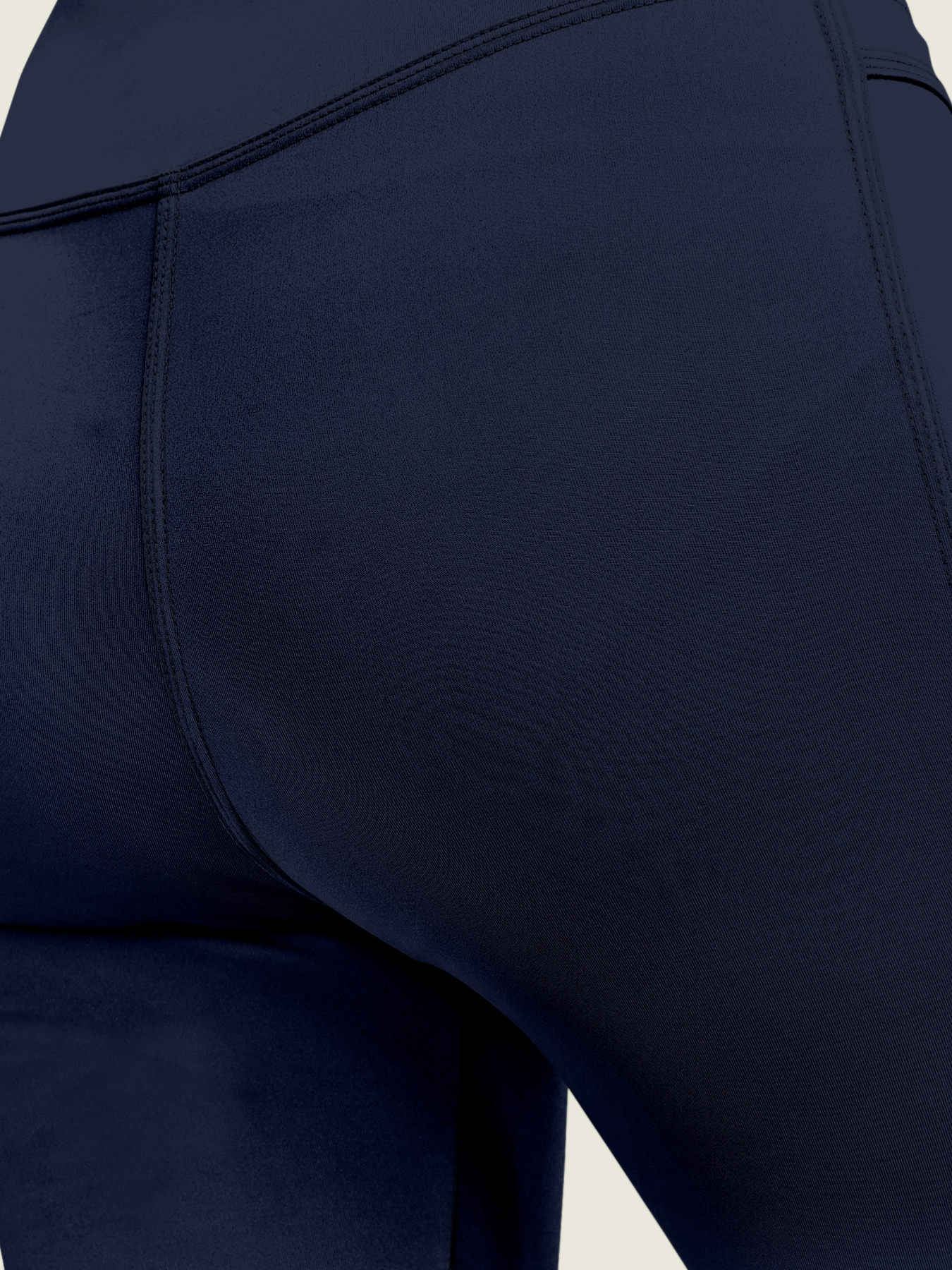 High-Waist Active Shorts (Deep Teal)