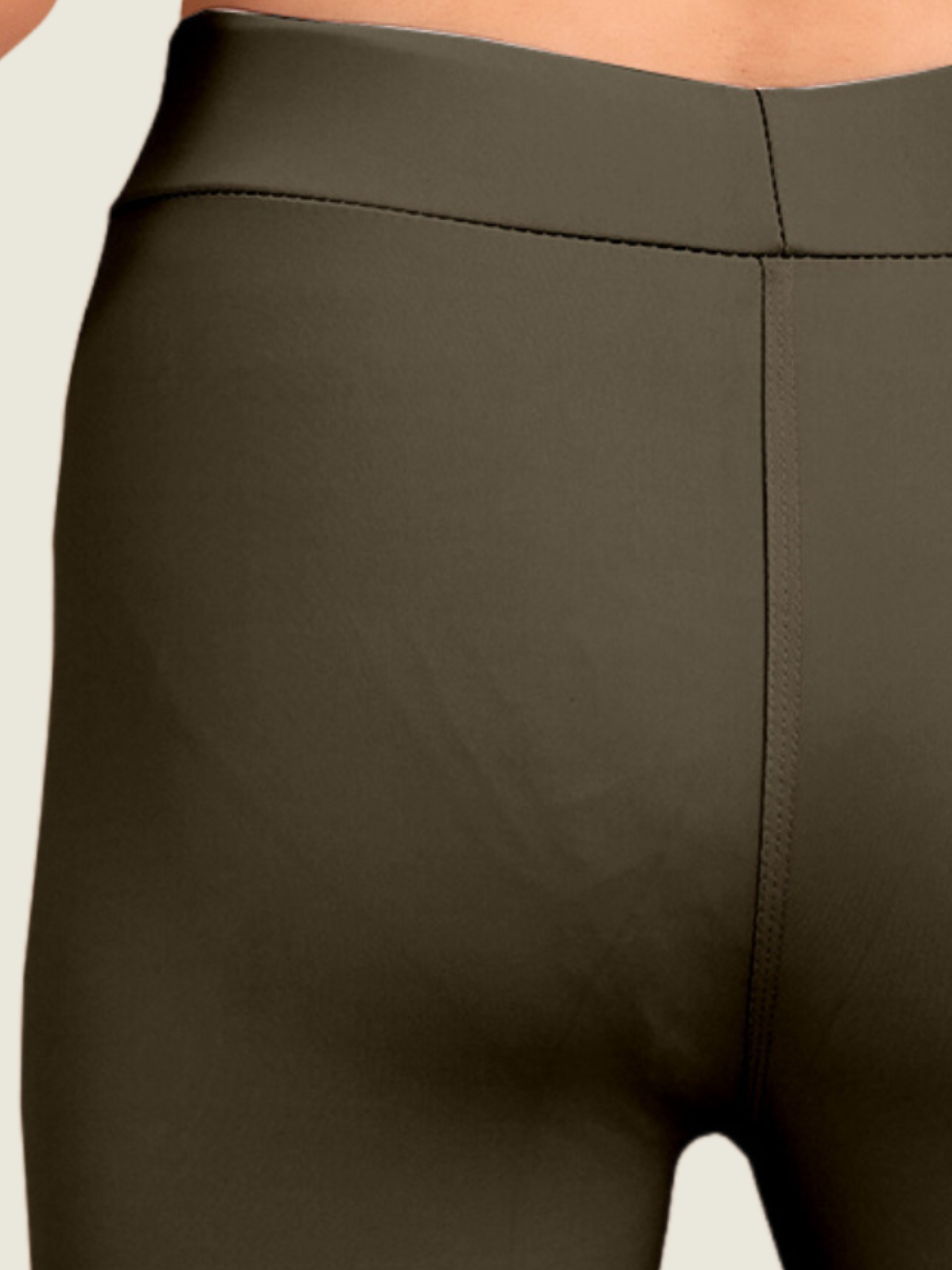 Core Crop 3/4 Leggings (Forest Green)