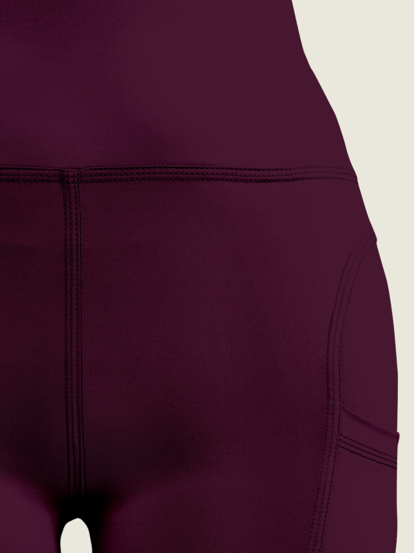 High-Waist Active Shorts (Midnight Black)