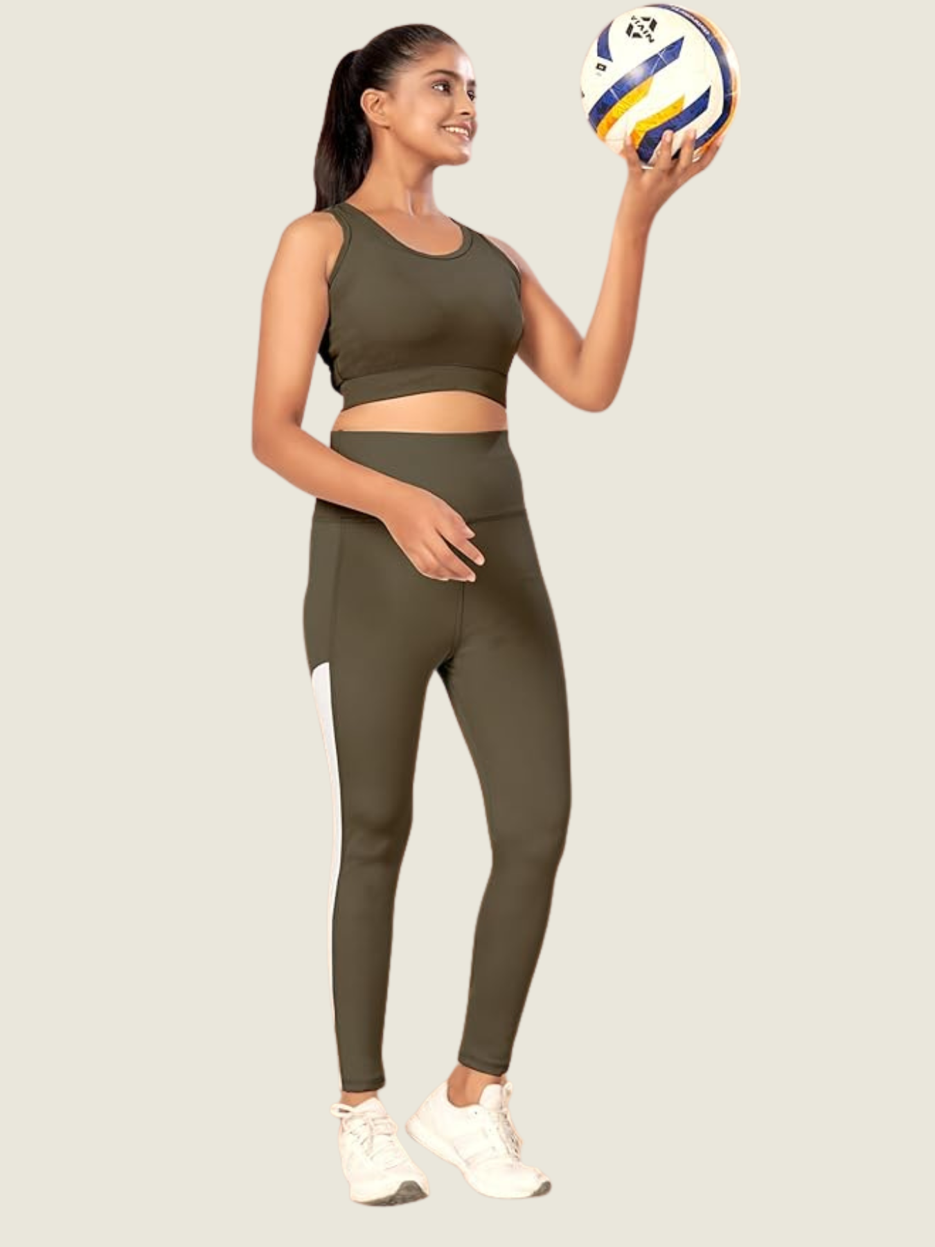 Olive Earth Active Co-Set