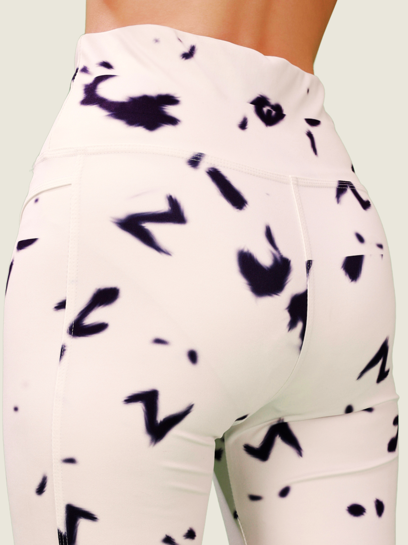 Cloud Steel Printed Tights
