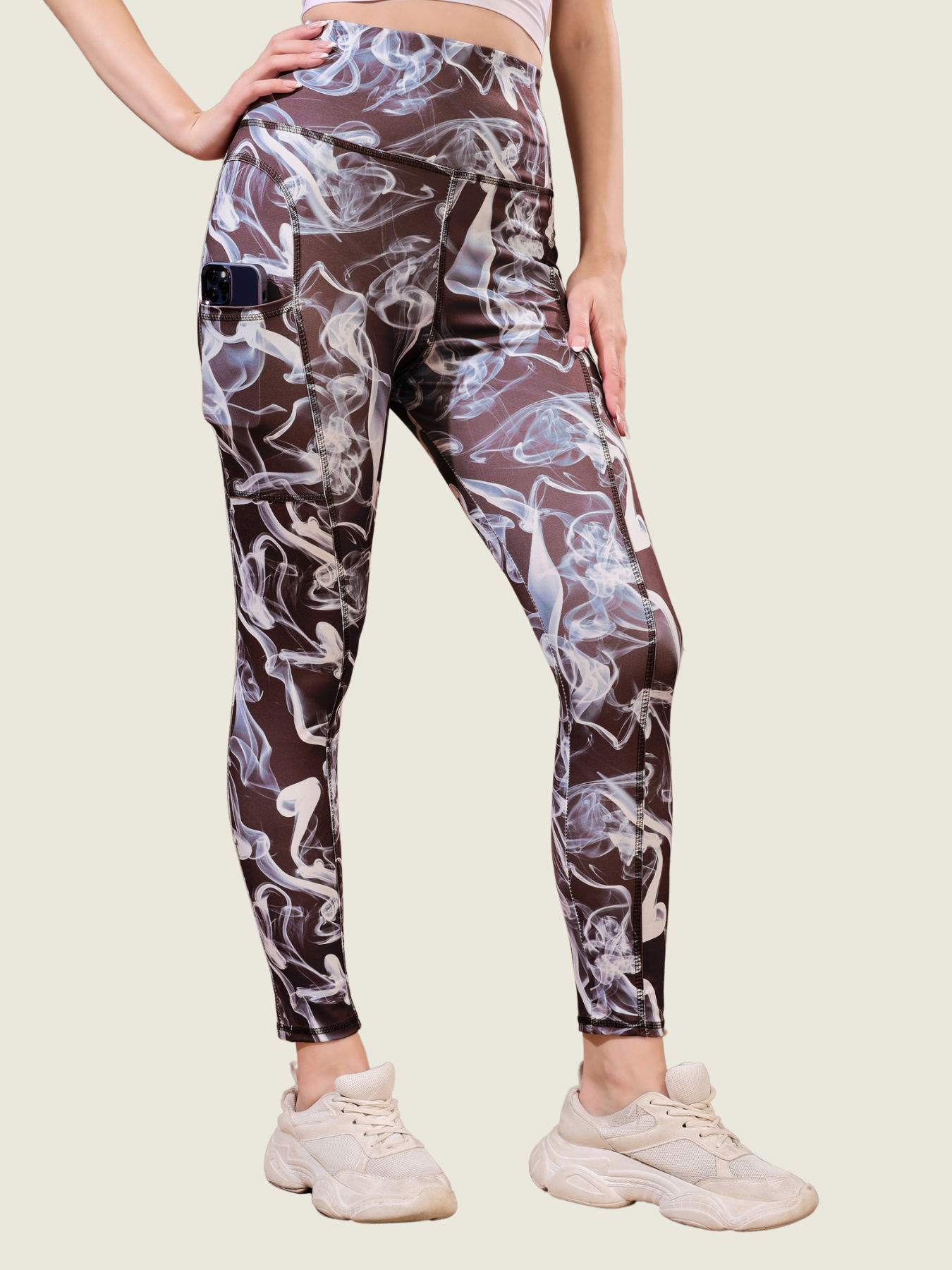 Earthy Brown Active Leggings