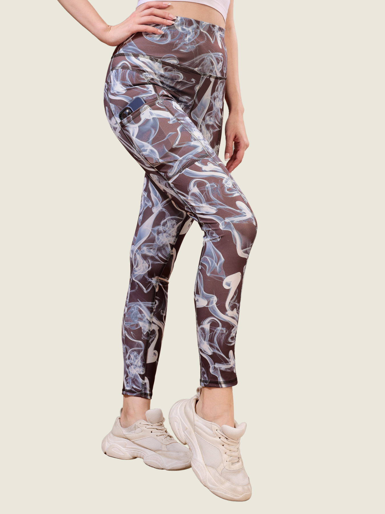 Earthy Brown Active Leggings