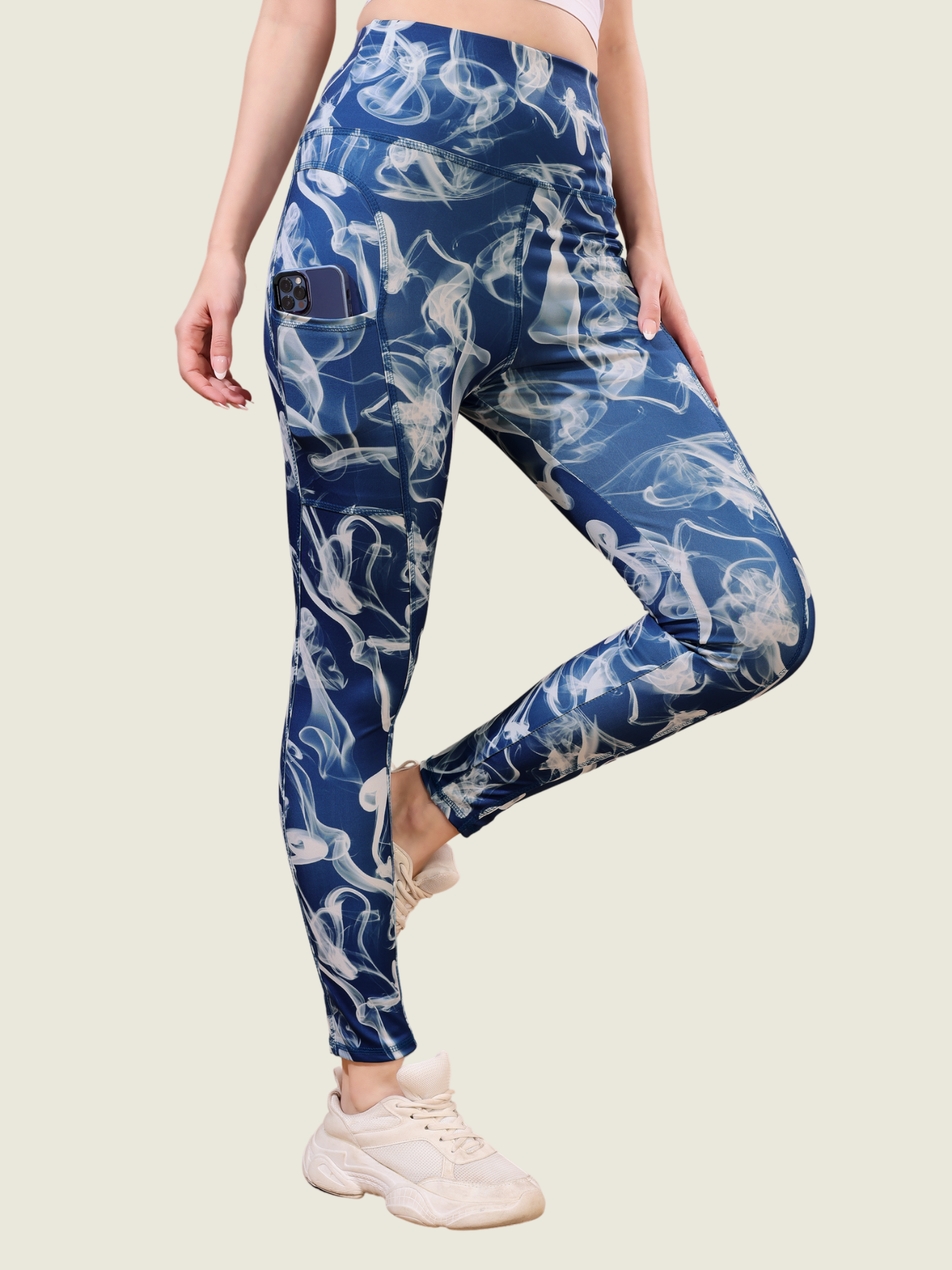Steel Blue Active Leggings