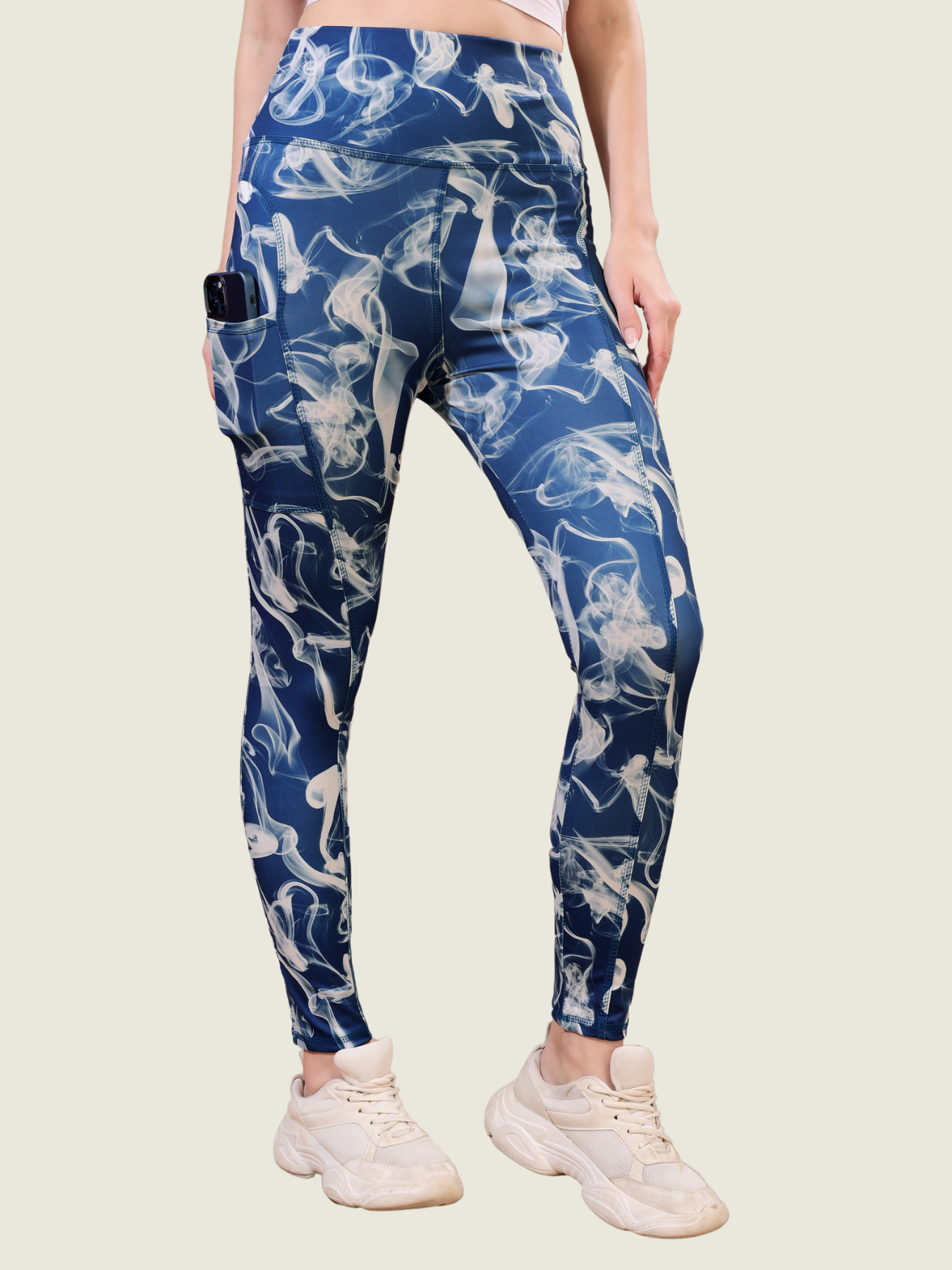 Steel Blue Active Leggings