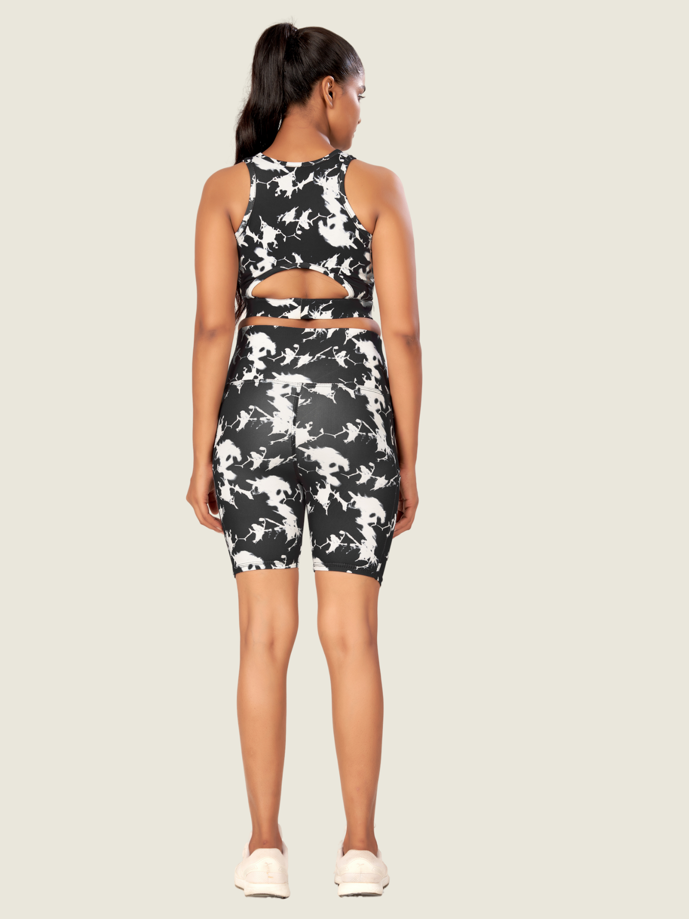 Onyx pearl core active shorts co-set