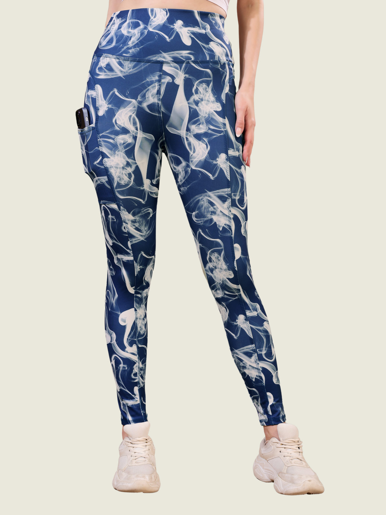 Steel Blue Active Leggings