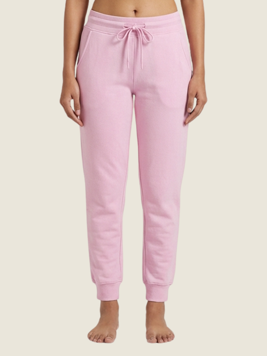 Pure Cotton Joggers – Baby Pink