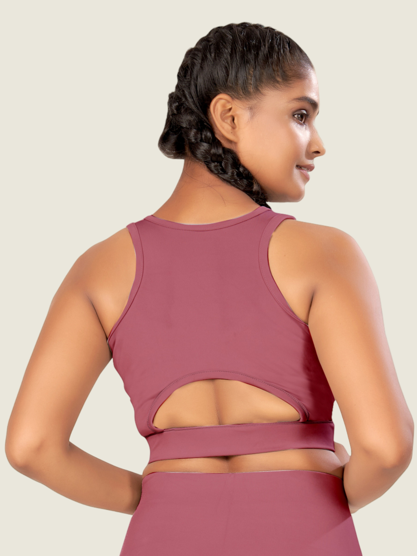 Active Bra (Blush Mauve)