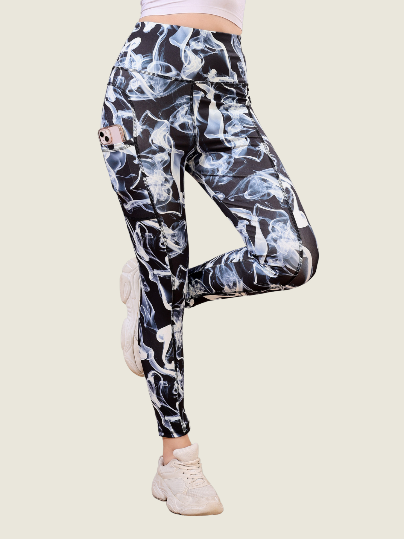 Midnight Marble Active Leggings