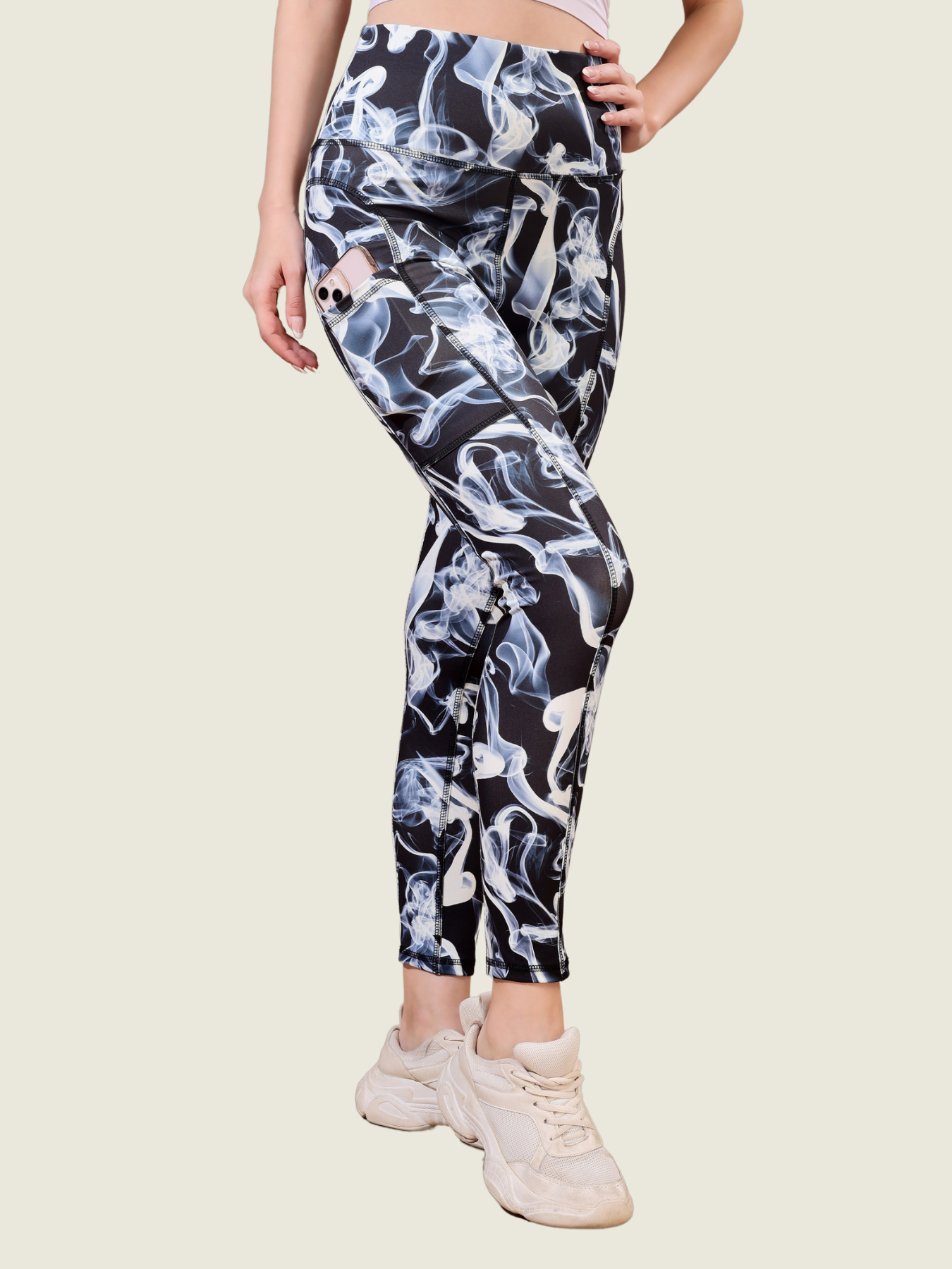 Midnight Marble Active Leggings