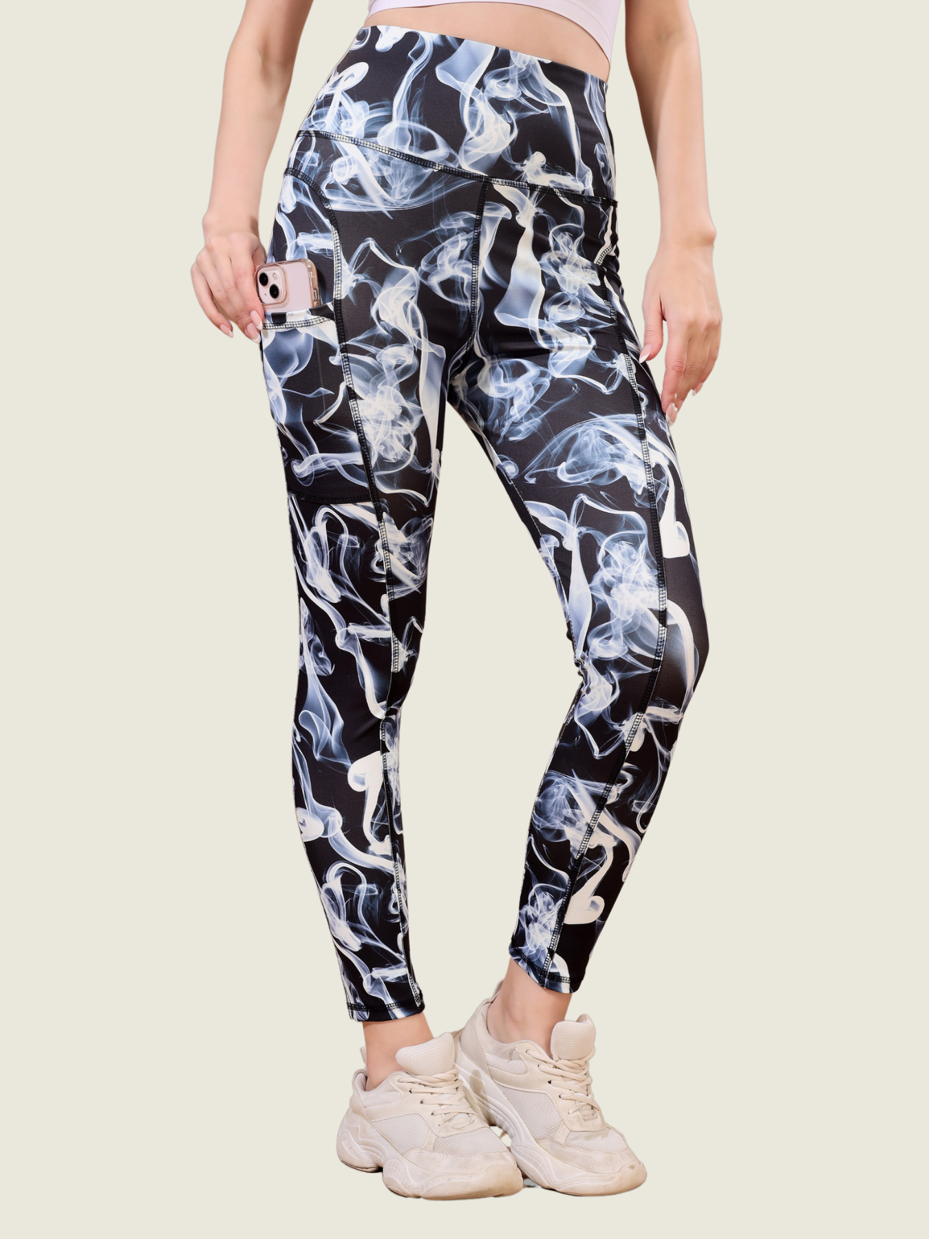 Midnight Marble Active Leggings