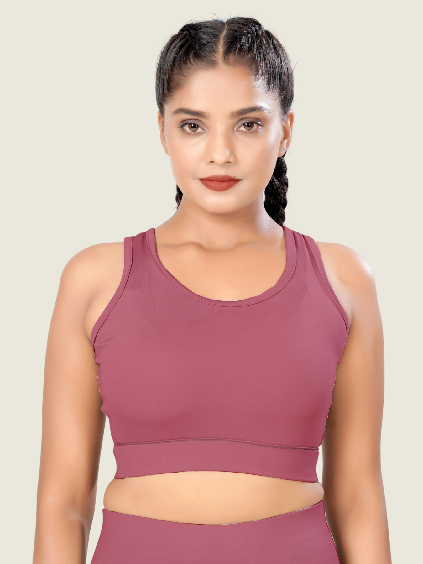 Active Bra (Blush Mauve)