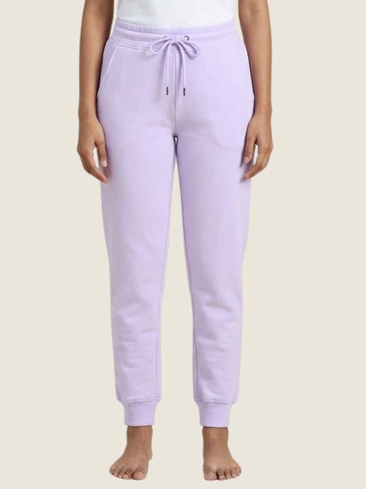 Pure Cotton Joggers – Lavender