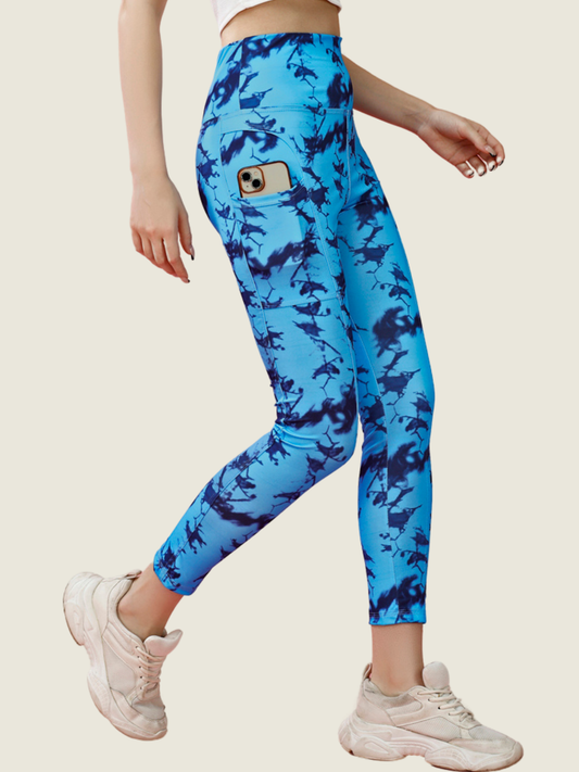 Ocean Twilight Printed Tights