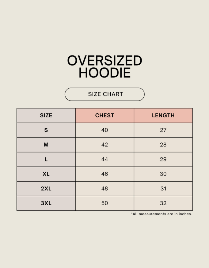 Oversized Cotton Hoodie (7+ Colors)