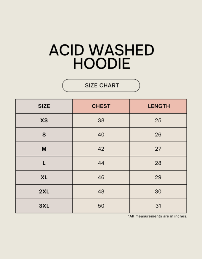 Acid Washed Oversized Hoodie (4+ Colors)