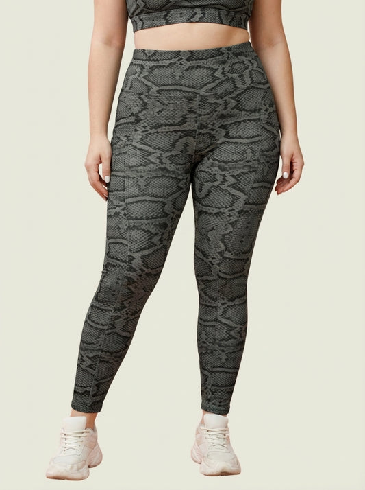 Emerald Night Printed Tights